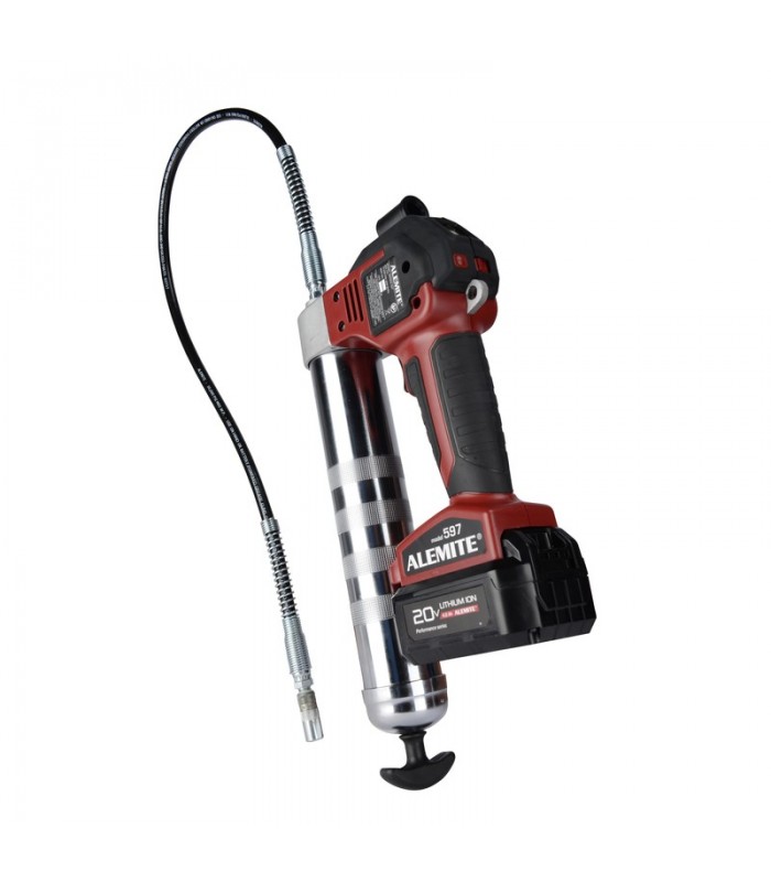 Alemite batteridriven smörjspruta 20V Li-Ion, 2 batt.