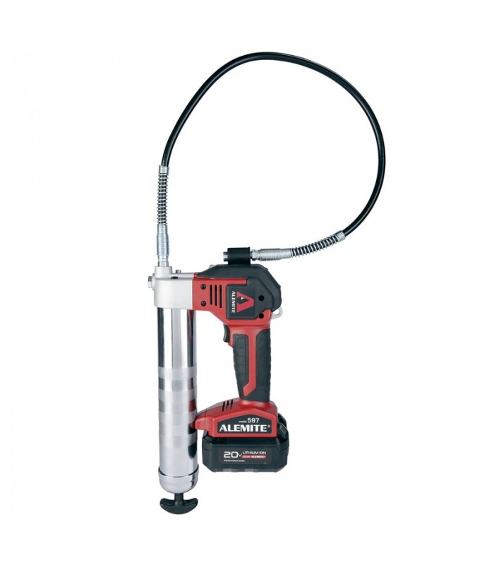 Alemite batteridriven smörjspruta 20V Li-Ion, 2 batt.