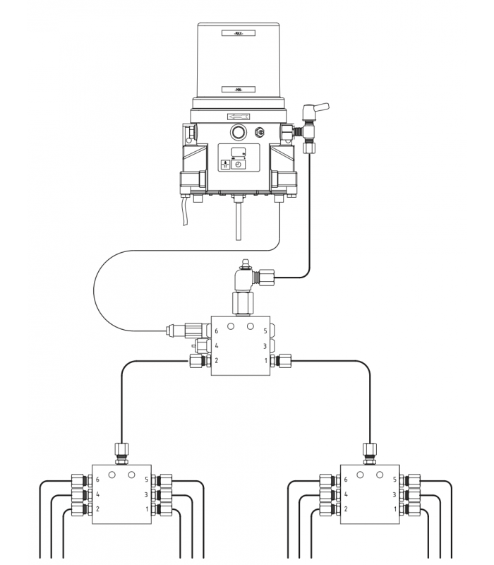 Lincoln fettpump 223, 4L m. digital display samt lågnivå