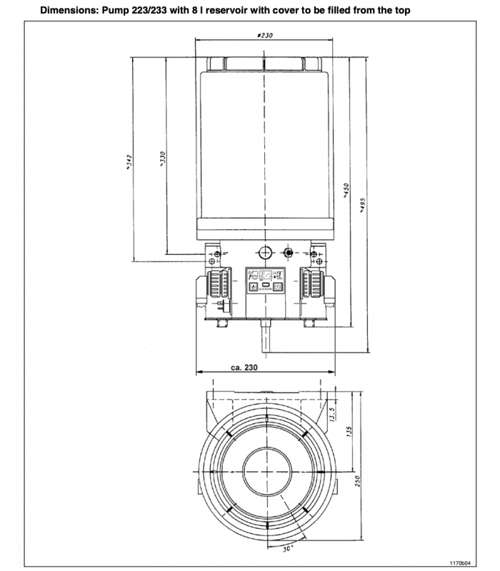 Lincoln fettpump 223, 4L m. digital display samt lågnivå