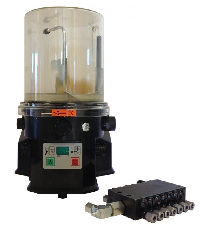 Lincoln fettpump 223, 4L m. digital display samt lågnivå